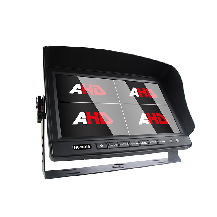 10.1 Inch 4CH AHD Inputs Quad View Vehicle Monitor