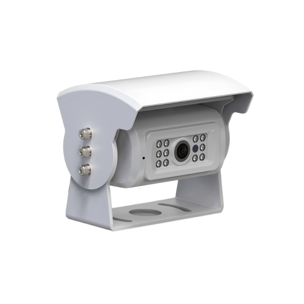 1080p Waterproof Rear View Camera na may Auto Shutter White Kulay