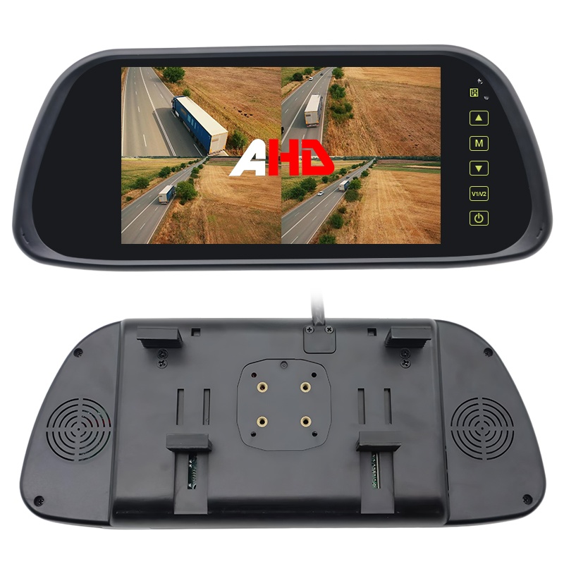 2 sa 1 pag -install 7 pulgada quad ahd rearview mirror monitor