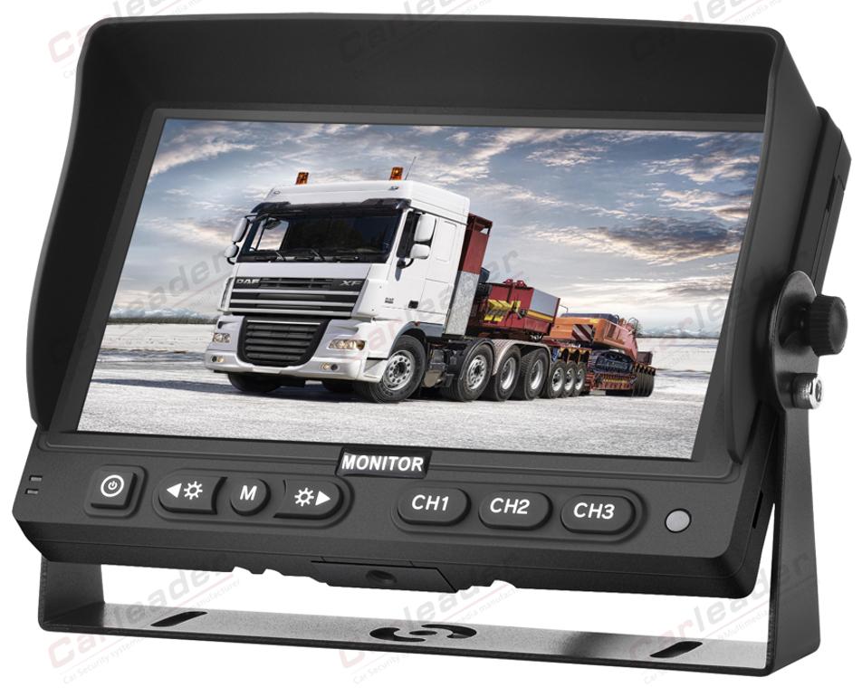 3 Video Input Car Monitor na Nag-a-apply sa Trailer