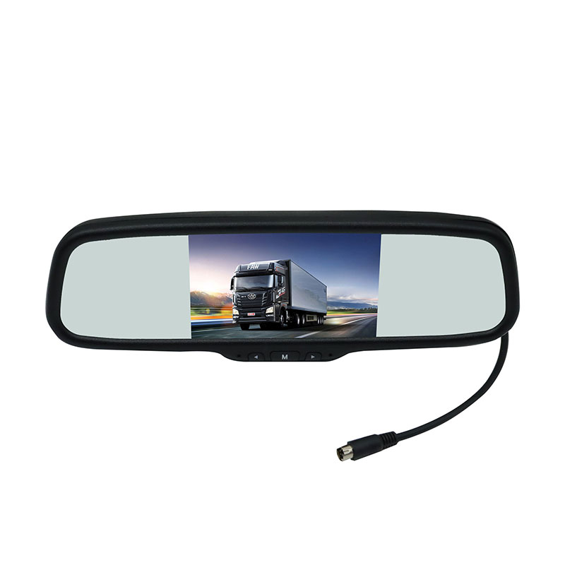 5 pulgadang Car Rear View Mirror Monitor na may Stalk Bracket