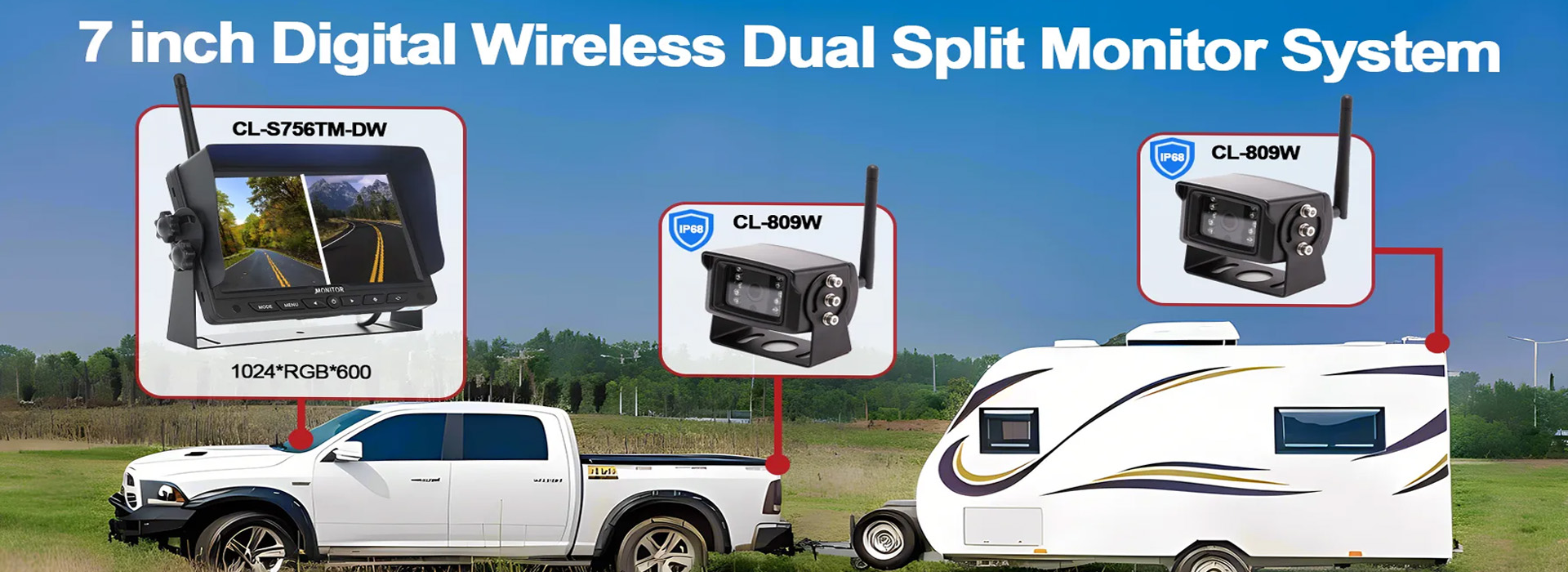 Wireless CCTV Monitor System