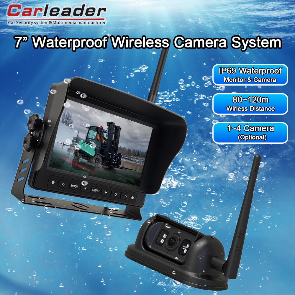 I-upgrade ang iyong mga kakayahan sa pagsubaybay sa Carleader 7-Inch 2.4G Digital Wireless Waterproof Monitoring System