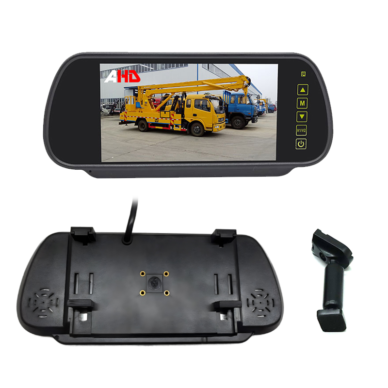 Carleader Dual Installation 7 Inch 2AV Inputs AHD Rear View Mirror Monitor--Grear Choice para sa Kaligtasan ng Sasakyan