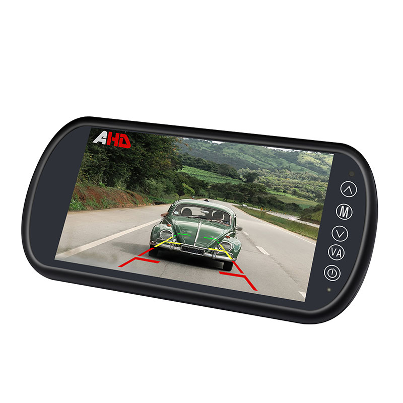 Carleader 7 Inch 2CH AHD Inputs Rear View Mirror Monitor--Great Choice for Reversing Safety