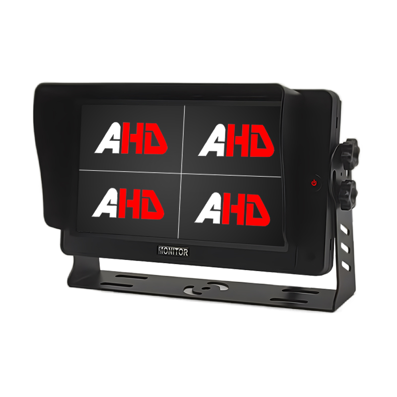 Carleader 7 Inch High Brightness AHD Quad View Heavy Duty Vehicle Bus Truck Monitor