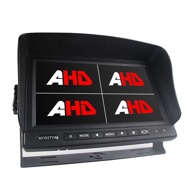 Carleader 9 Inch 4CH AHD Inputs Quad Display Heavy Duty Vehicle Monitor