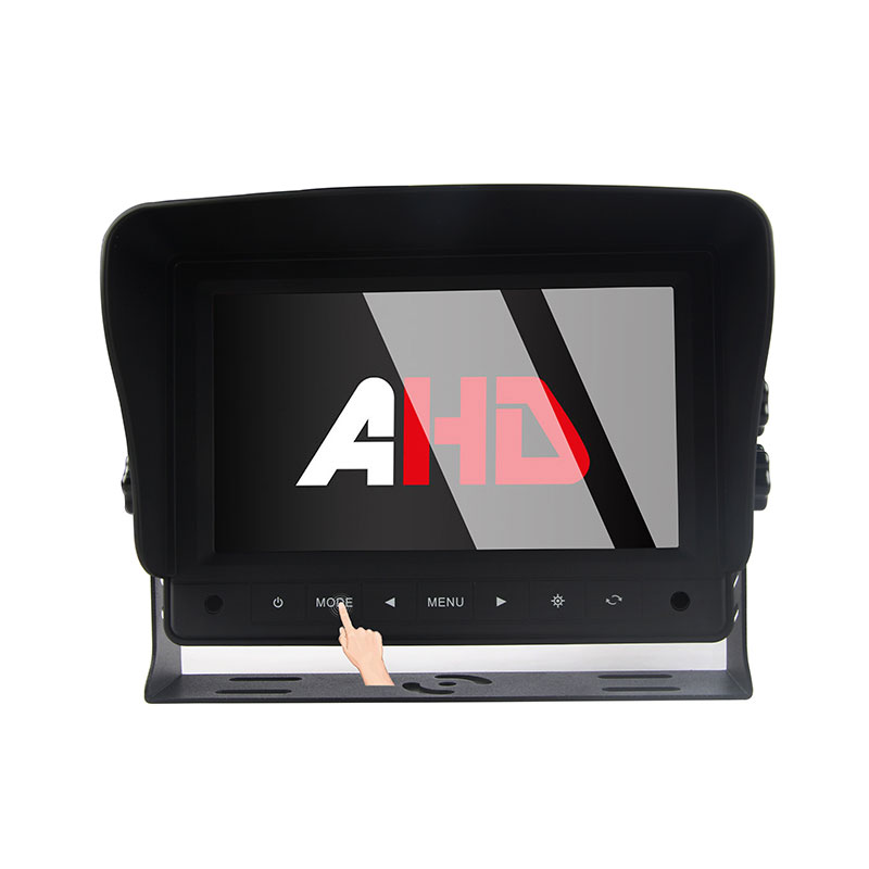 Carleader 7 Inch Touch Buttons 2CH Heavy Duty AHD Vehicle Montior
