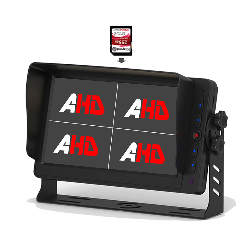Carleader 7 Inch Quad Display Truck Video Recording AHD Monitor Carleader 7 Inch Quad Display Truck Video Recording AHD Monitor