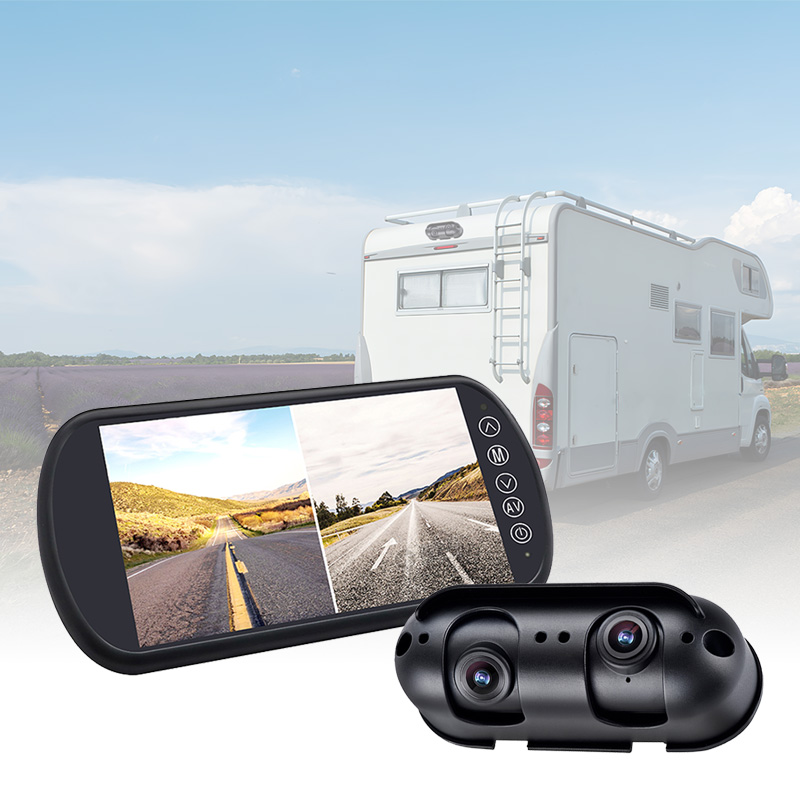 Protektahan ang Iyong RV / Motothome gamit ang Carleader 7 Inch Dual Lens Split View MIrror Monitor System Protektahan ang Iyong RV / Motothome gamit ang Carleader 7 Inch Dual Lens Split View MIrror Monitor System