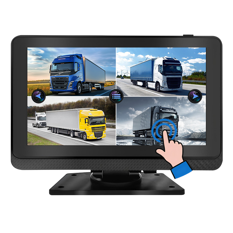 Carleader 7 Inch Touch Screen DVR Recording Monitor para sa Advanced na Commercial Vehicle Monitoring
