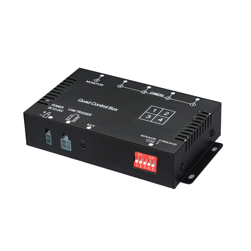 4CH AHD 720P/CVBS Vehicle Video Splitter para sa Truck Camera System