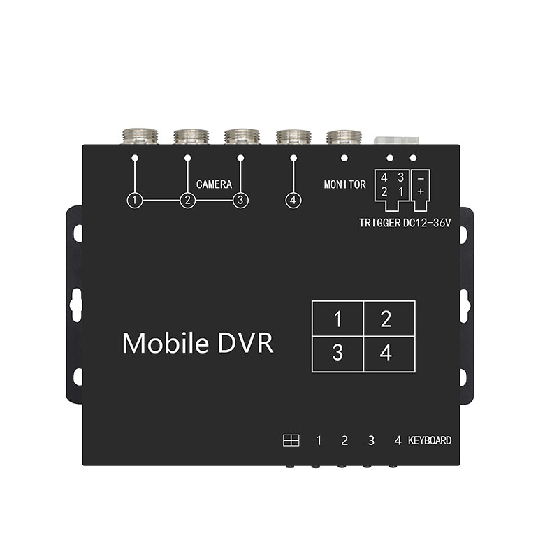 4CH AHD Vehicle DVR na may 512GB Recording at Multi-Camera Split View