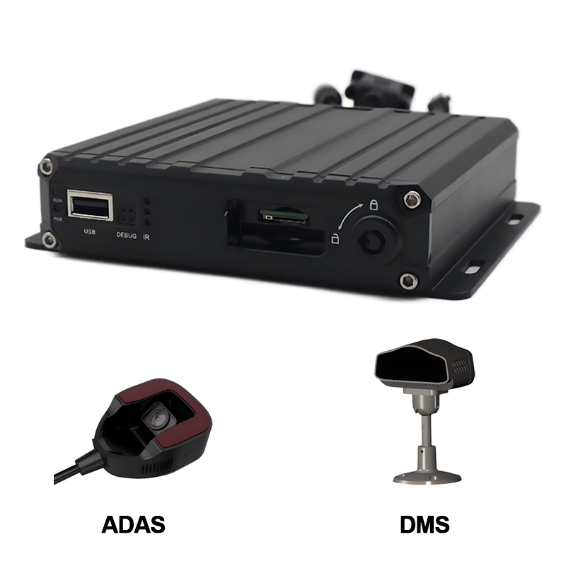 4ch AI Intelligent Mobile DVR na may DSM at ADAS Camera