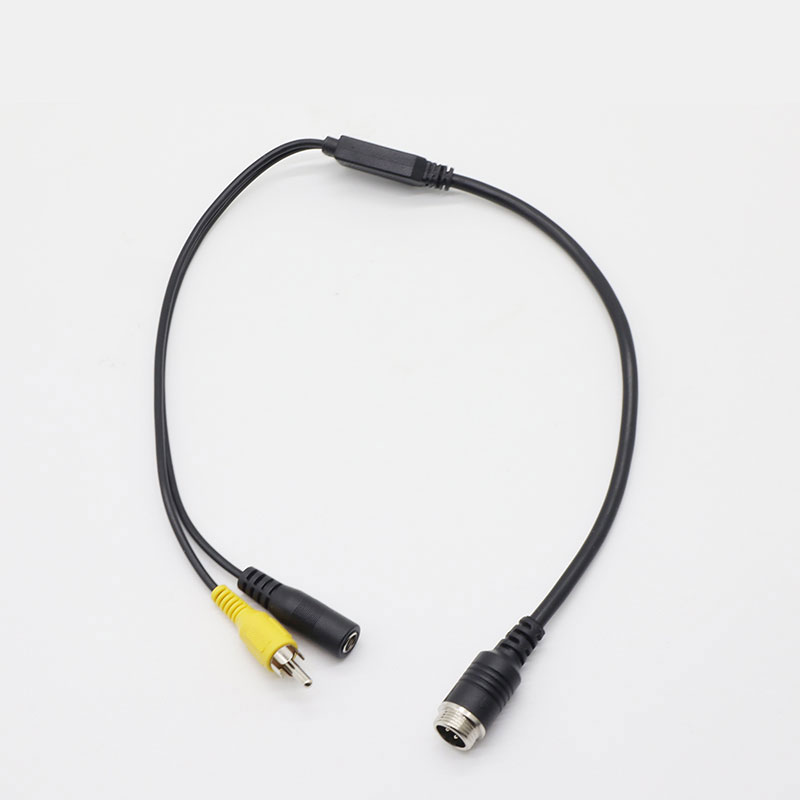 4P M hanggang RCA M at DC Adpter Cable