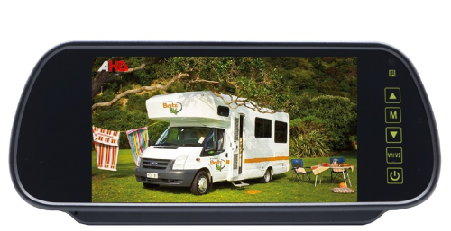 7 '' Clip-on at Stalk Car Rear View Mirror Monitor