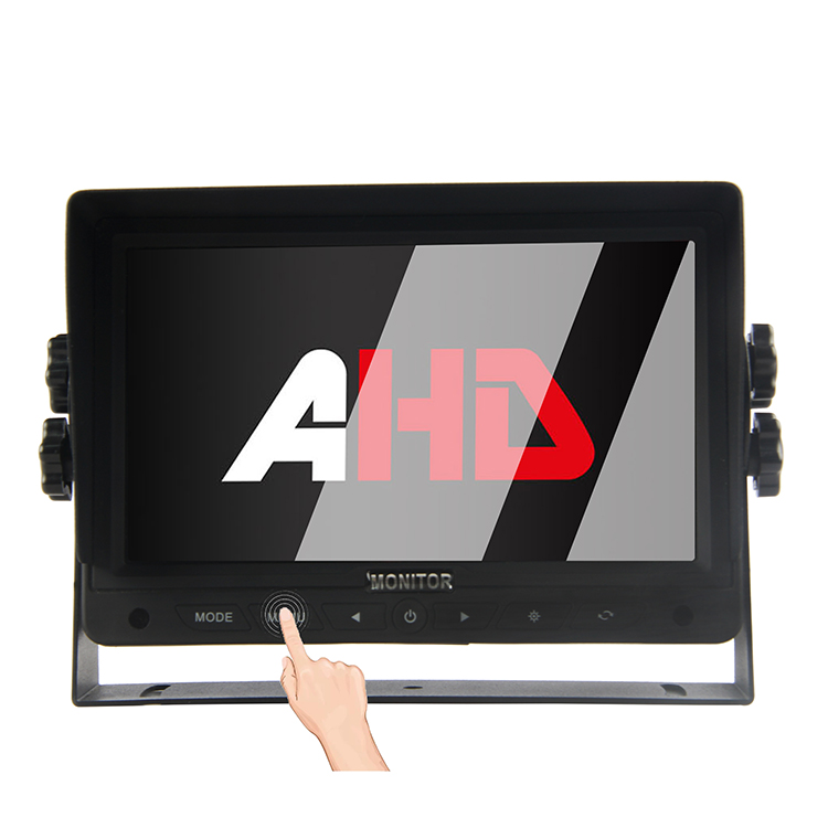7 Inch 2CH AHD Inputs Car Monitor na may Touch Buttons