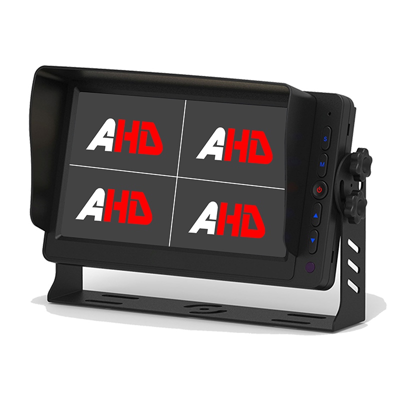 7 Inch 4CH AHD Inputs Quad View Display Monitor