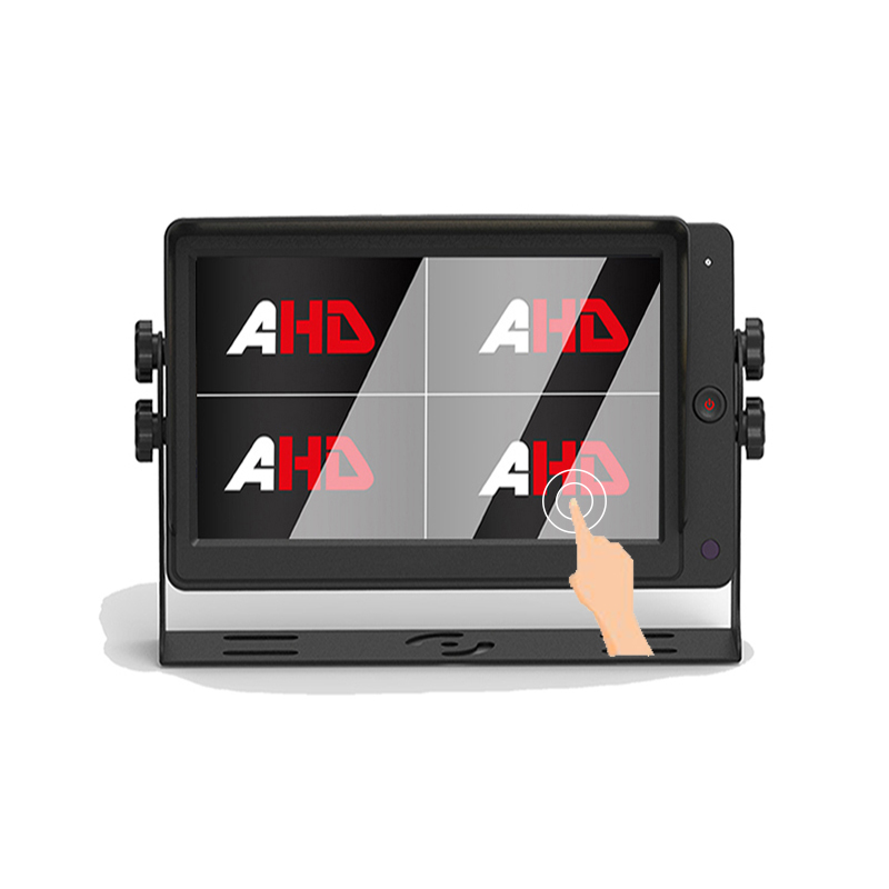 7 Inch 4CH Quad Split Display Touch Screen AHD Monitor