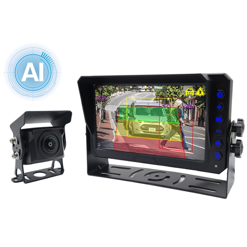 7 Inch AI Rear View Camera System na may Human at Vehicle Detection