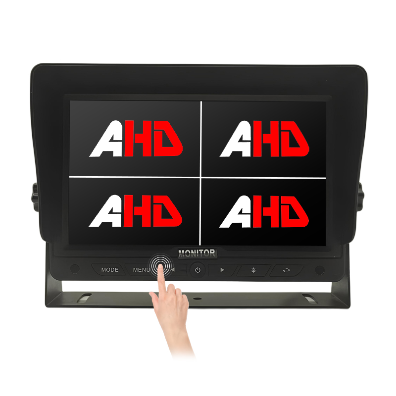 7 Inch Quad Split Screen AHD Touch Buttons Reversing Monitor