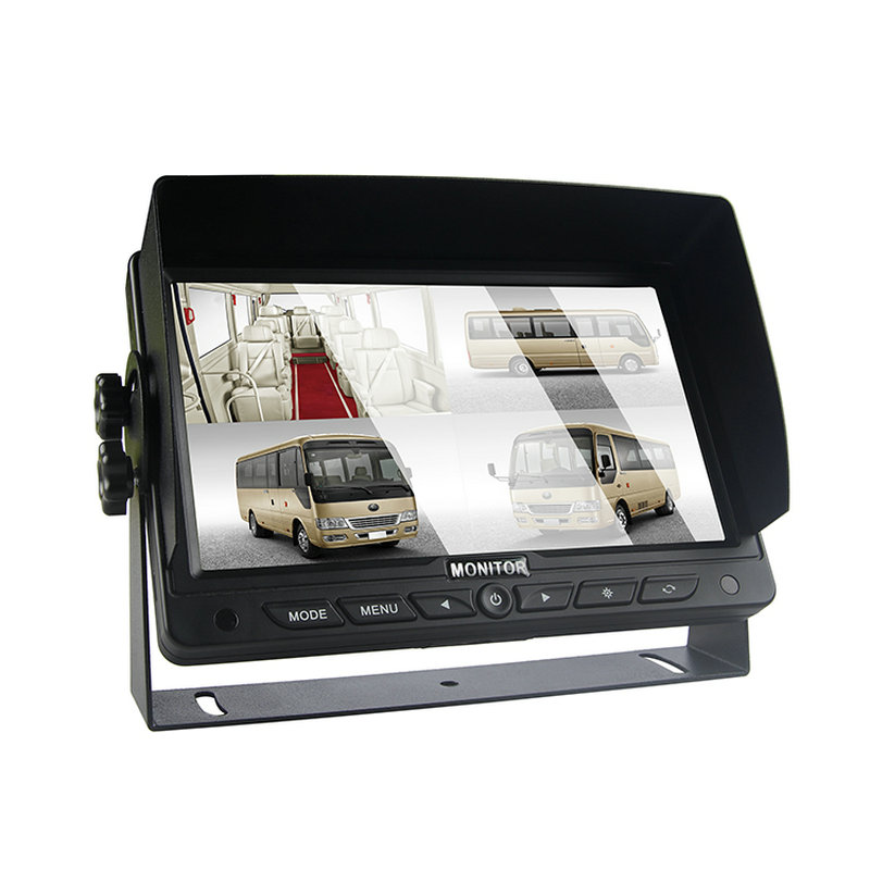 7 Inch Truck Onboard HD Quad Split Monitor