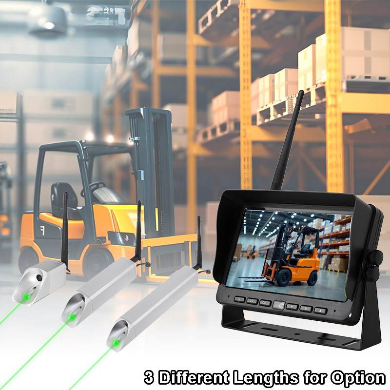 7 Inch Wireless Magnetic Camera System para sa Forklift