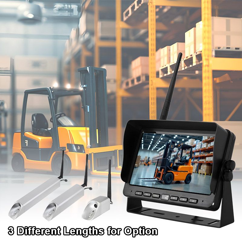 7 Inch Wireless Magnetic Camera System para sa Forklift