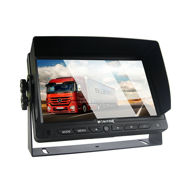 7inch Reversing Screen Car Security Heavy Truck Dash Mount Display